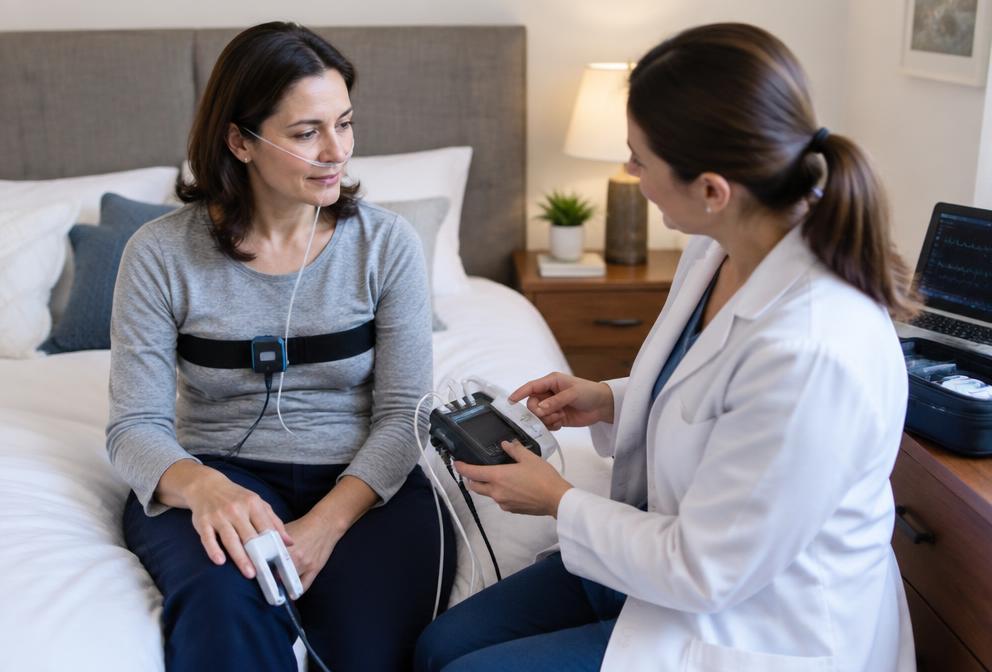 Poligrafía respiratoria básica en Clínica Hepler Bone
