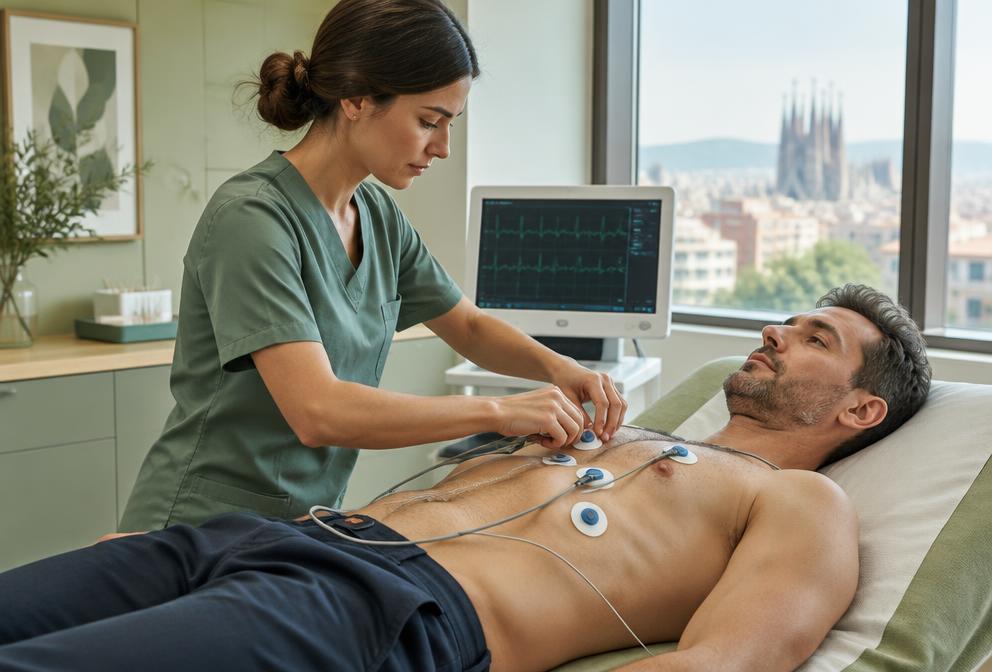 Electrocardiograma en Clínica Hepler Bone