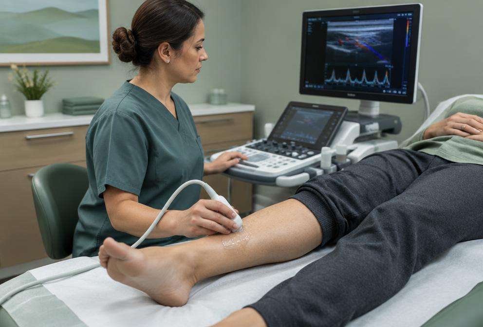 Eco-Doppler arterial de extremidades inferiores en Clínica Hepler Bone